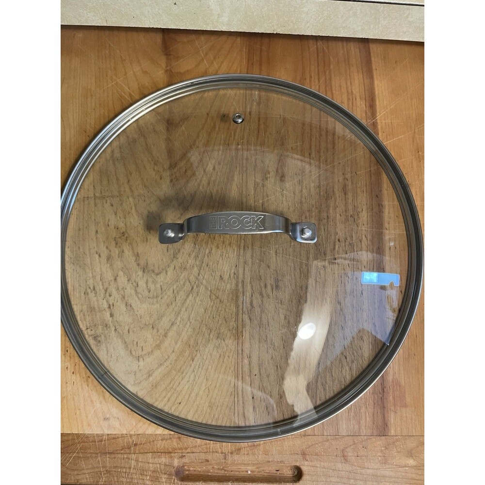 Lot of 2 Starfrit The Rock 10" 11" Replacement Glass Lids Cookware Covers Vents